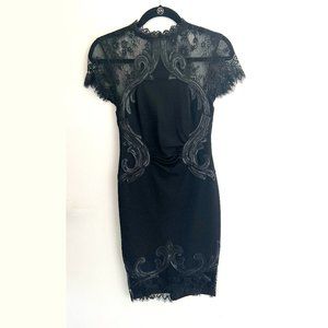 Lipsy Black Lace Dress